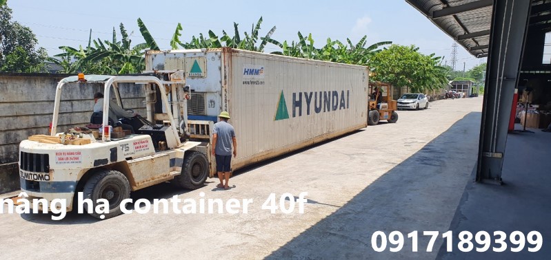 Nâng hạ vỏ container 40f